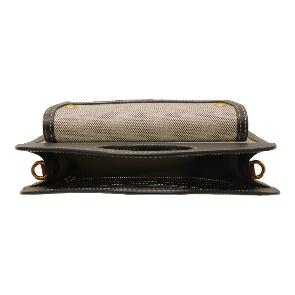 BURBERRY Horseferry Pocket Bag Shoulder Black Handbag - Picture 3 of 7